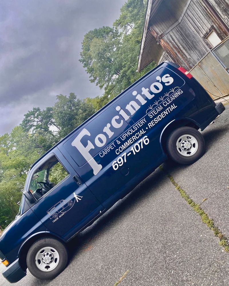 The Forcinito’s van parked outside a building at WheatonArts in Millville